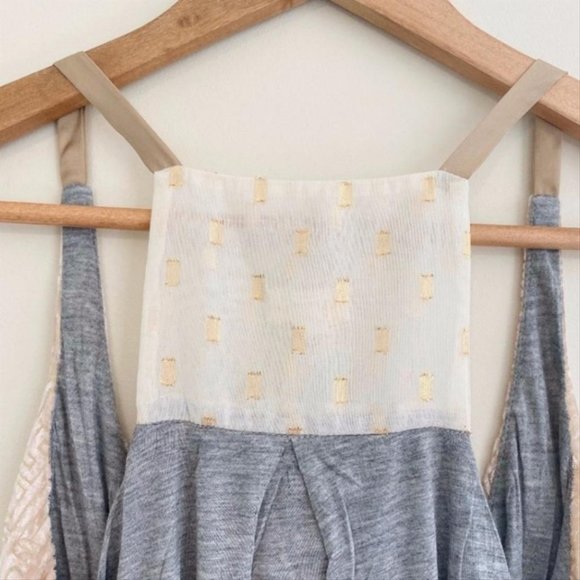 NWT TINY Anthropology Sequin Tank Sz L Pink Rose - Picture 2 of 8